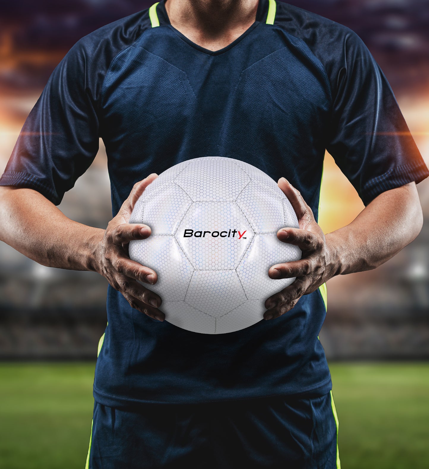 SOCCER BALL - WHITE MODERN PATTERN - SIZE 4