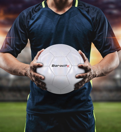 SOCCER BALL - WHITE MODERN PATTERN - SIZE 4