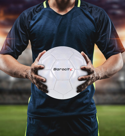 SOCCER BALL - WHITE MODERN PATTERN - SIZE 5