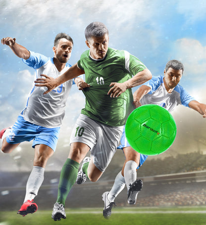 SOCCER BALL - GREEN MODERN PATTERN - SIZE 4