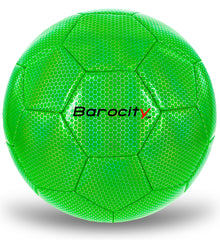 SOCCER BALL - GREEN MODERN PATTERN - SIZE 4