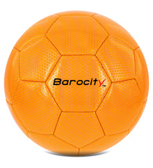 SOCCER BALL - ORANGE MODERN PATTERN - SIZE 3