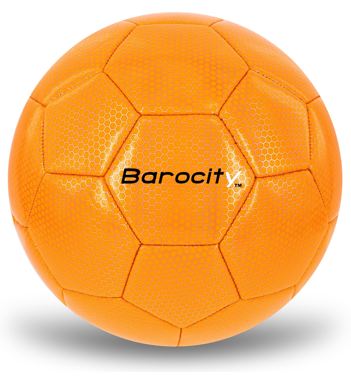 SOCCER BALL - ORANGE MODERN PATTERN - SIZE 4