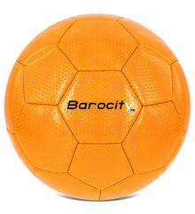 SOCCER BALL - ORANGE MODERN PATTERN - SIZE 5