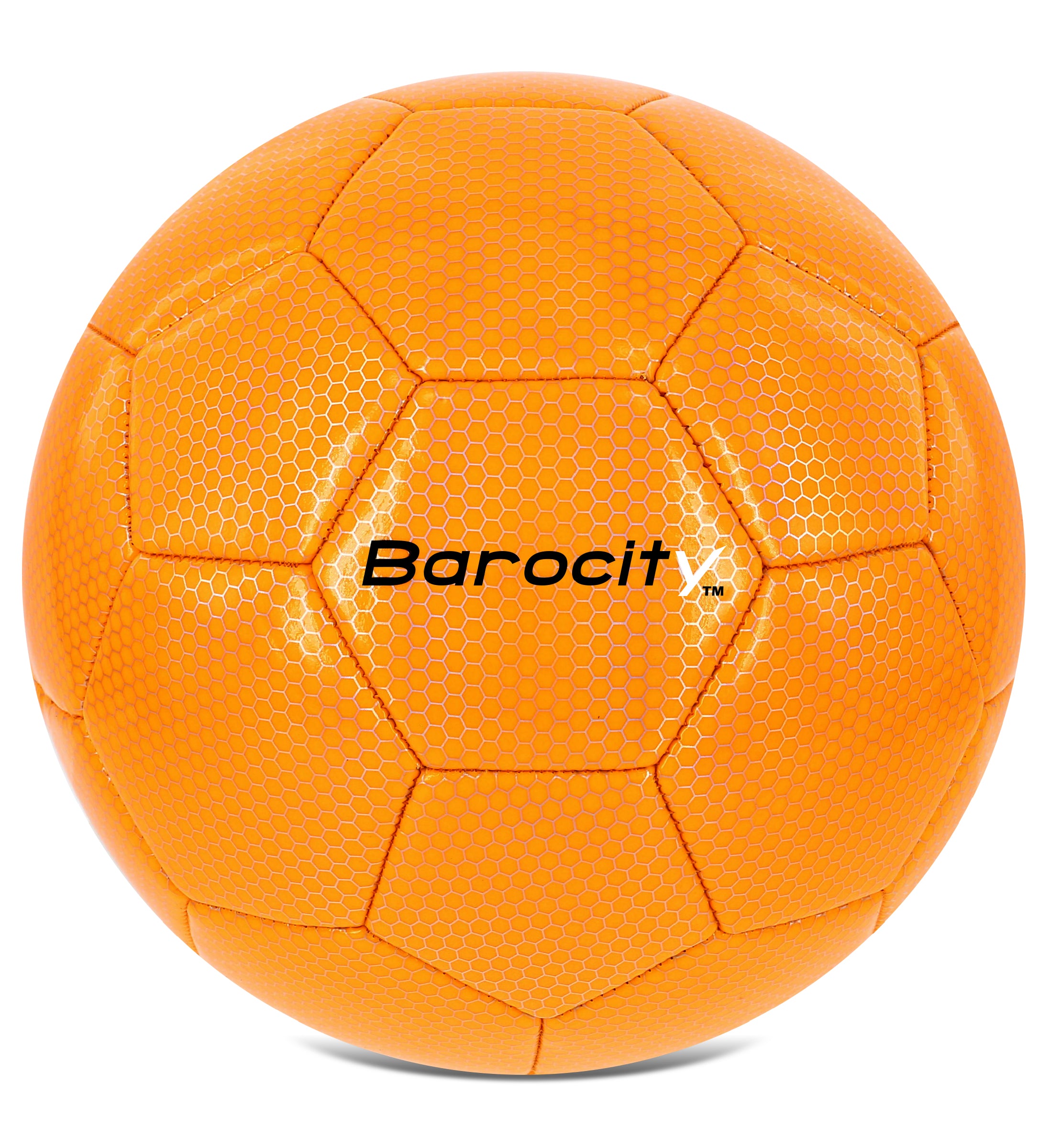 SOCCER BALL - ORANGE MODERN PATTERN - SIZE 5