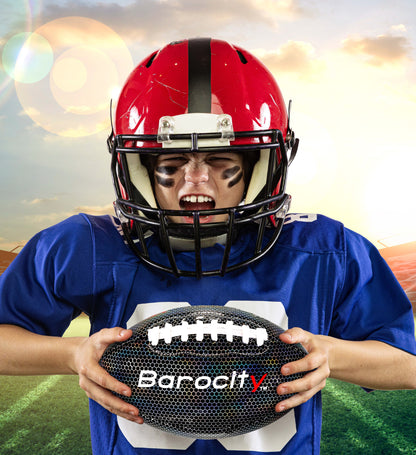 FOOTBALL - BLACK MODERN PATTERN - SIZE 3