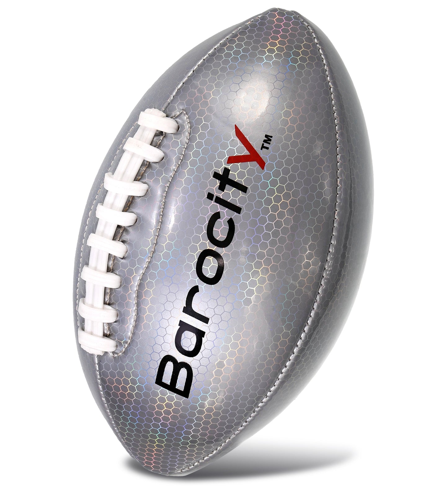 FOOTBALL - SILVER MODERN PATTERN - SIZE 3