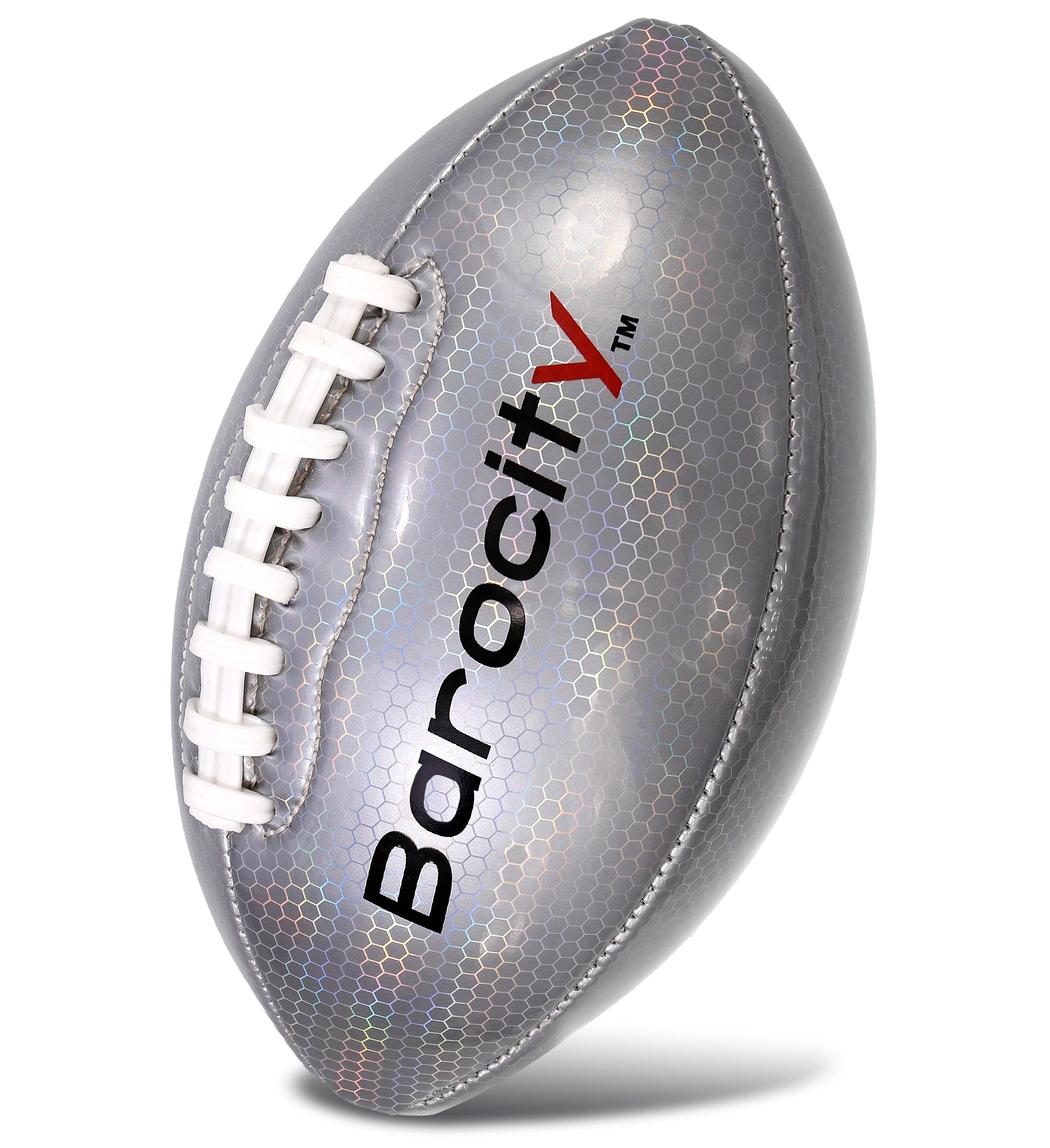 FOOTBALL - SILVER MODERN PATTERN - SIZE 3