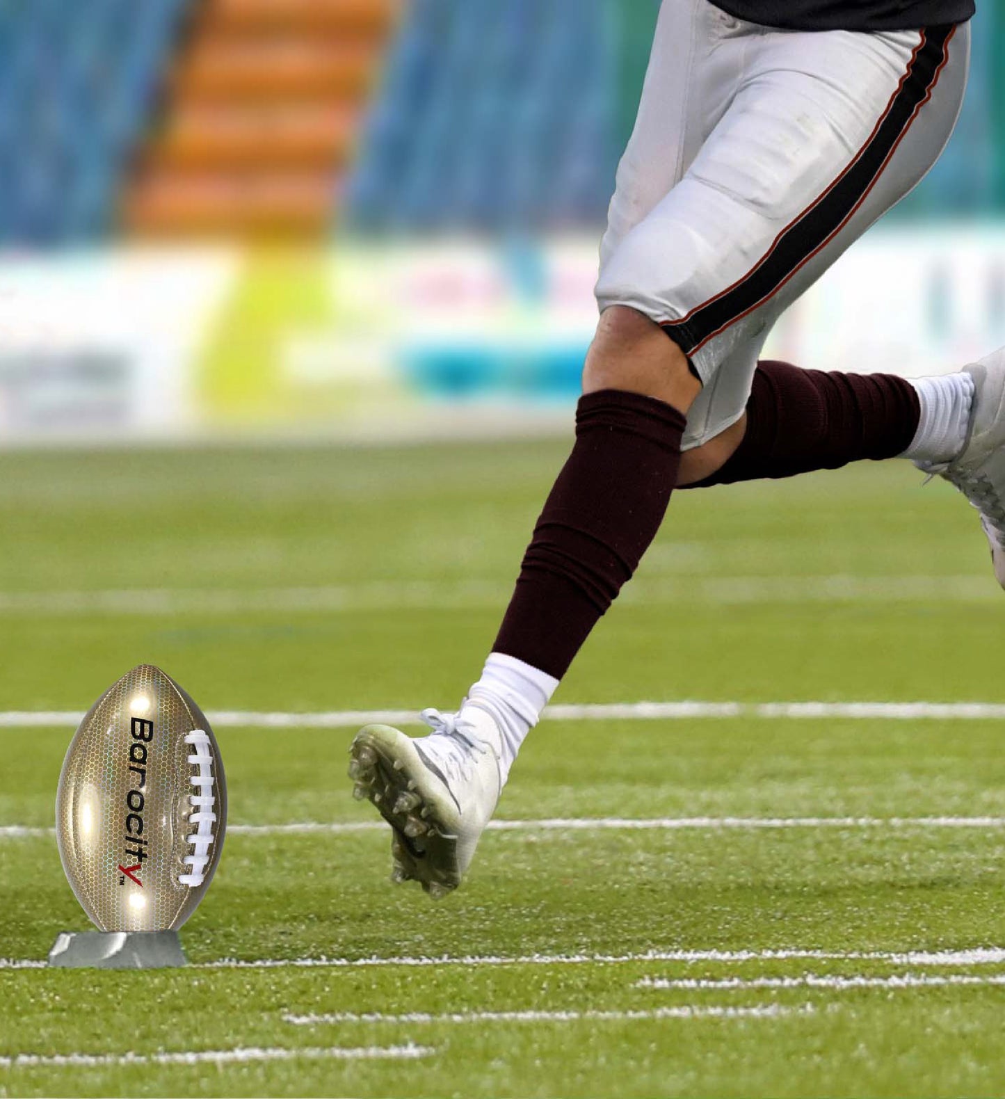 FOOTBALL - GOLD MODERN PATTERN - SIZE 3