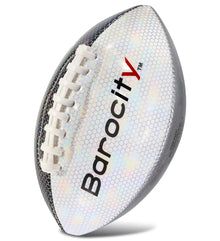 FOOTBALL - MIX SILVER, BLACK, & GOLD MODERN PATTERN - SIZE 3