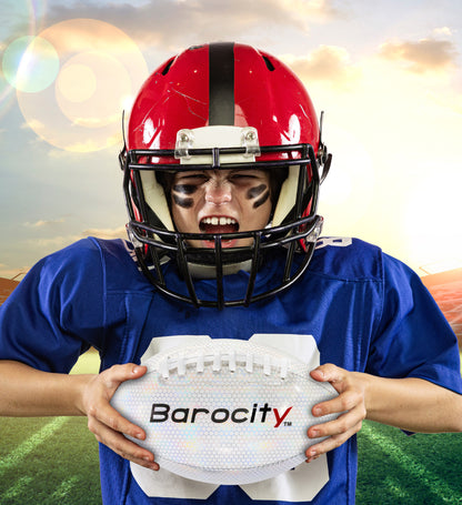 FOOTBALL - WHITE MODERN PATTERN - SIZE 6