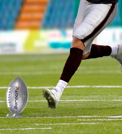 FOOTBALL - SILVER MODERN PATTERN - SIZE 6