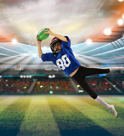 FOOTBALL - GREEN MODERN PATTERN - SIZE 3