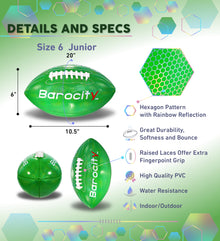 FOOTBALL - GREEN MODERN PATTERN - SIZE 6