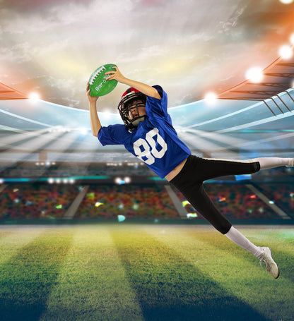 FOOTBALL - GREEN MODERN PATTERN - SIZE 6