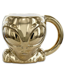 MUGNIV - GOLD ALIEN MUG - 17oz