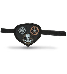 STEAMPUNK - GEARS PIRATE EYE PATCH