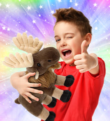 SUPER-SOFT PLUSH - STANDING MOOSE 8"