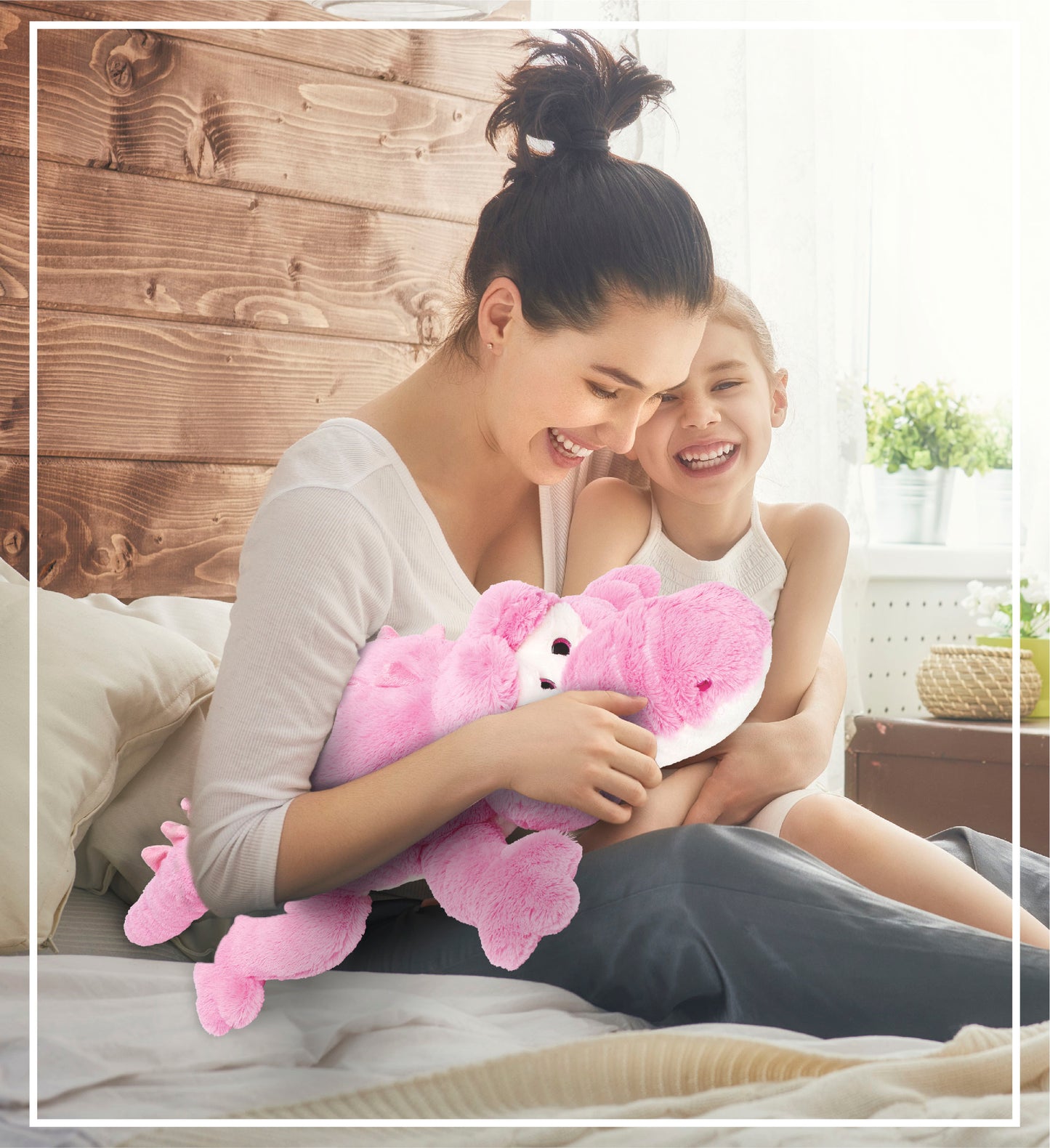 STYLISH PLUSH PILLOW- XL PINK ALLIGATOR