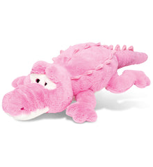 STYLISH PLUSH PILLOW- XL PINK ALLIGATOR