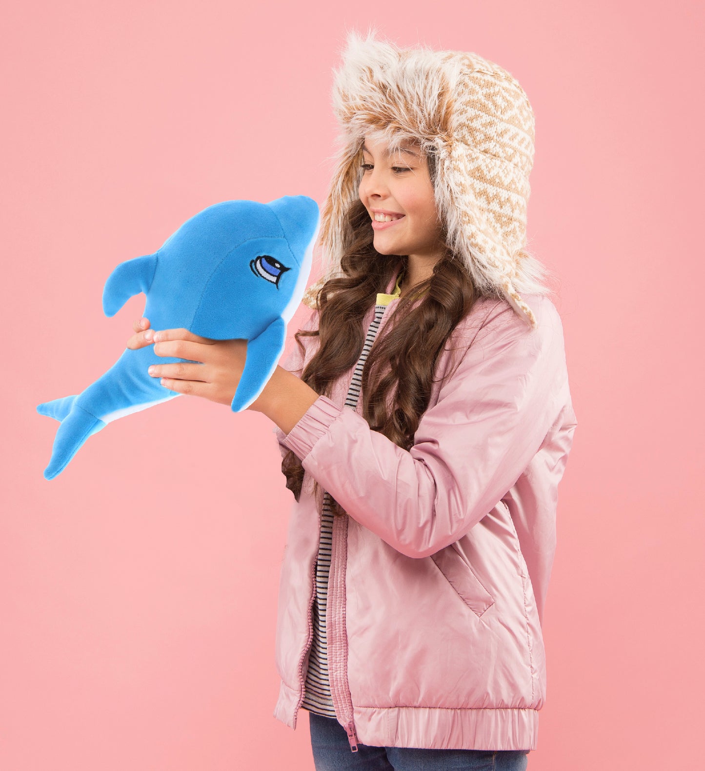 BABY SOFT PLUSH - BLUE DOLPHIN