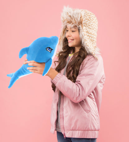 BABY SOFT PLUSH - BLUE DOLPHIN