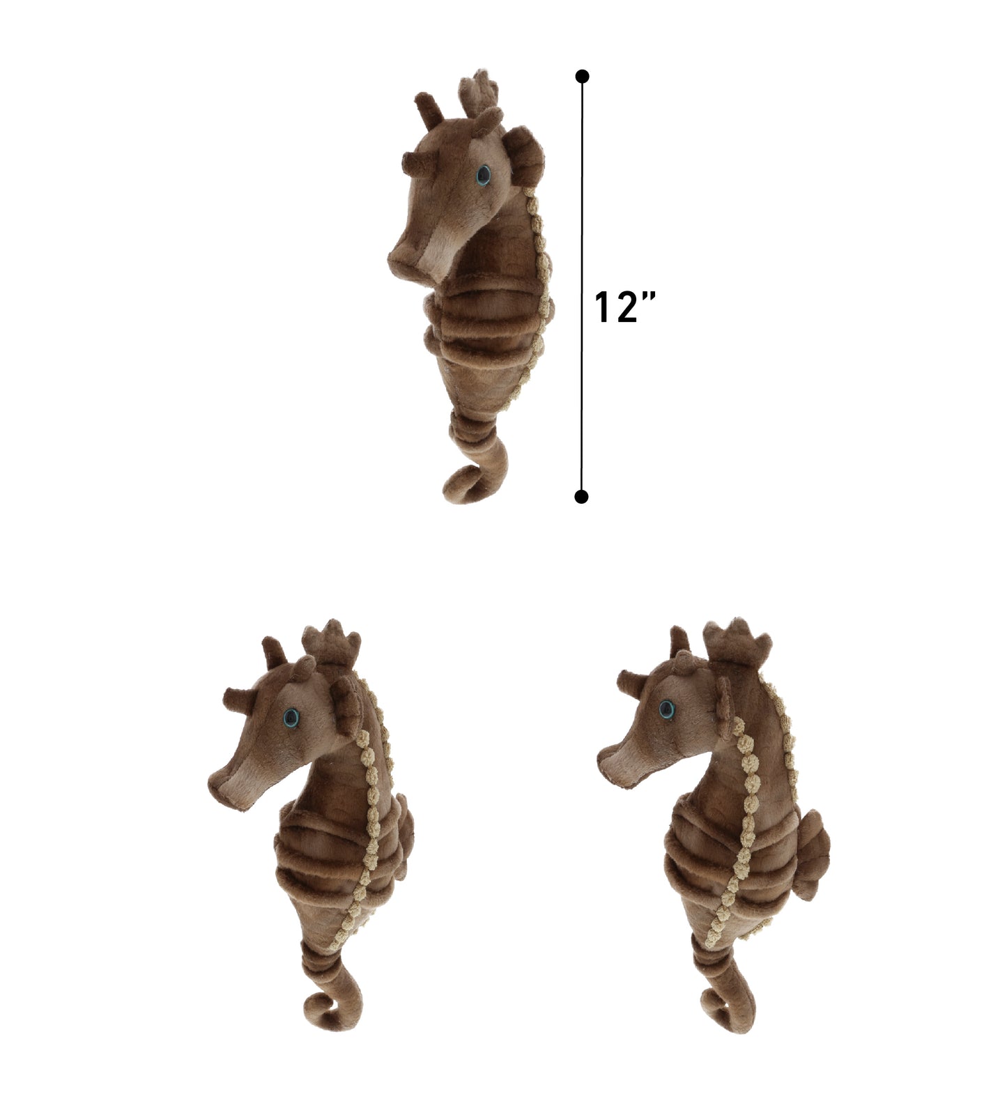 WILD COLLECTION PLUSH - 12" SEAHORSE