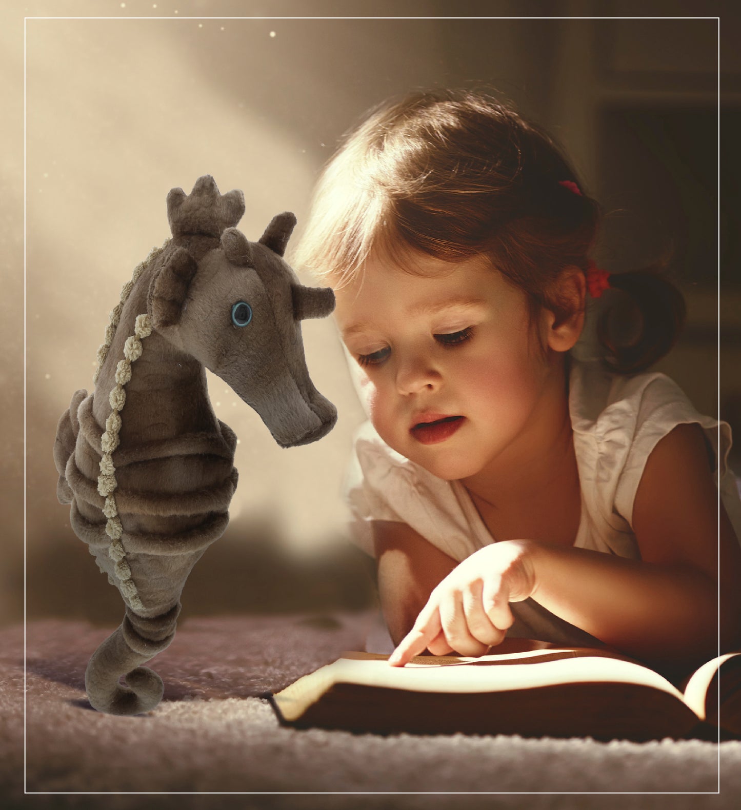 WILD COLLECTION PLUSH - 12" SEAHORSE