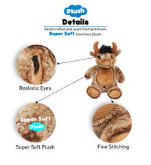 SUPER SOFT PLUSH - SITTING BUFFALO