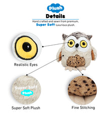 SUPER SOFT PLUSH - FAT BROWN OWL