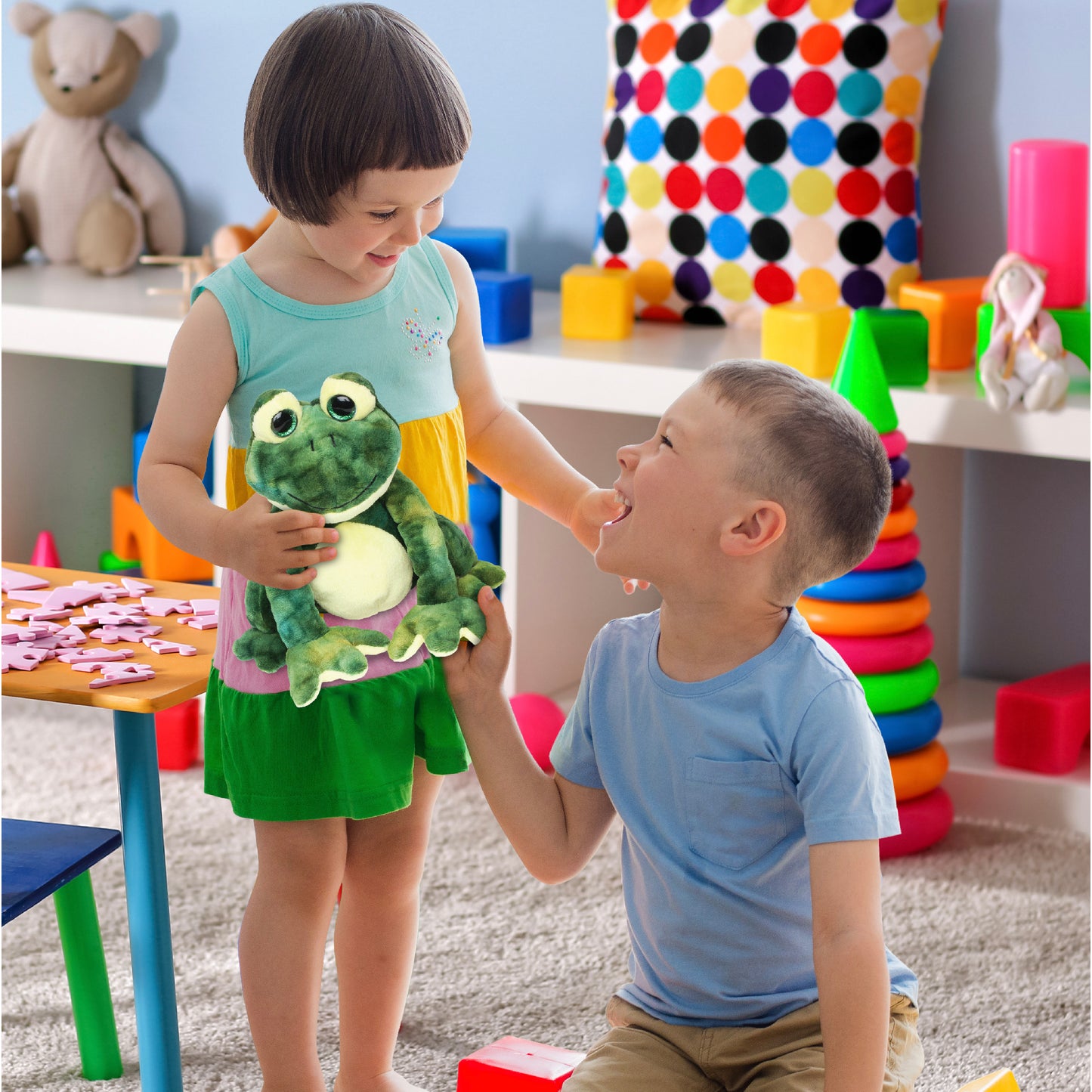 SUPER SOFT PLUSH - SQUAT FROG
