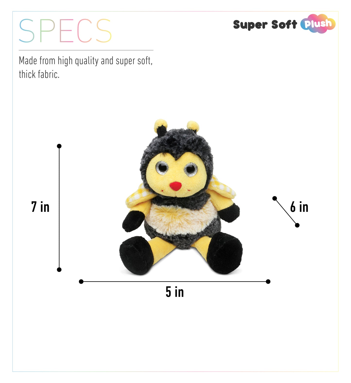 SUPER SOFT PLUSH - SITTING BEE