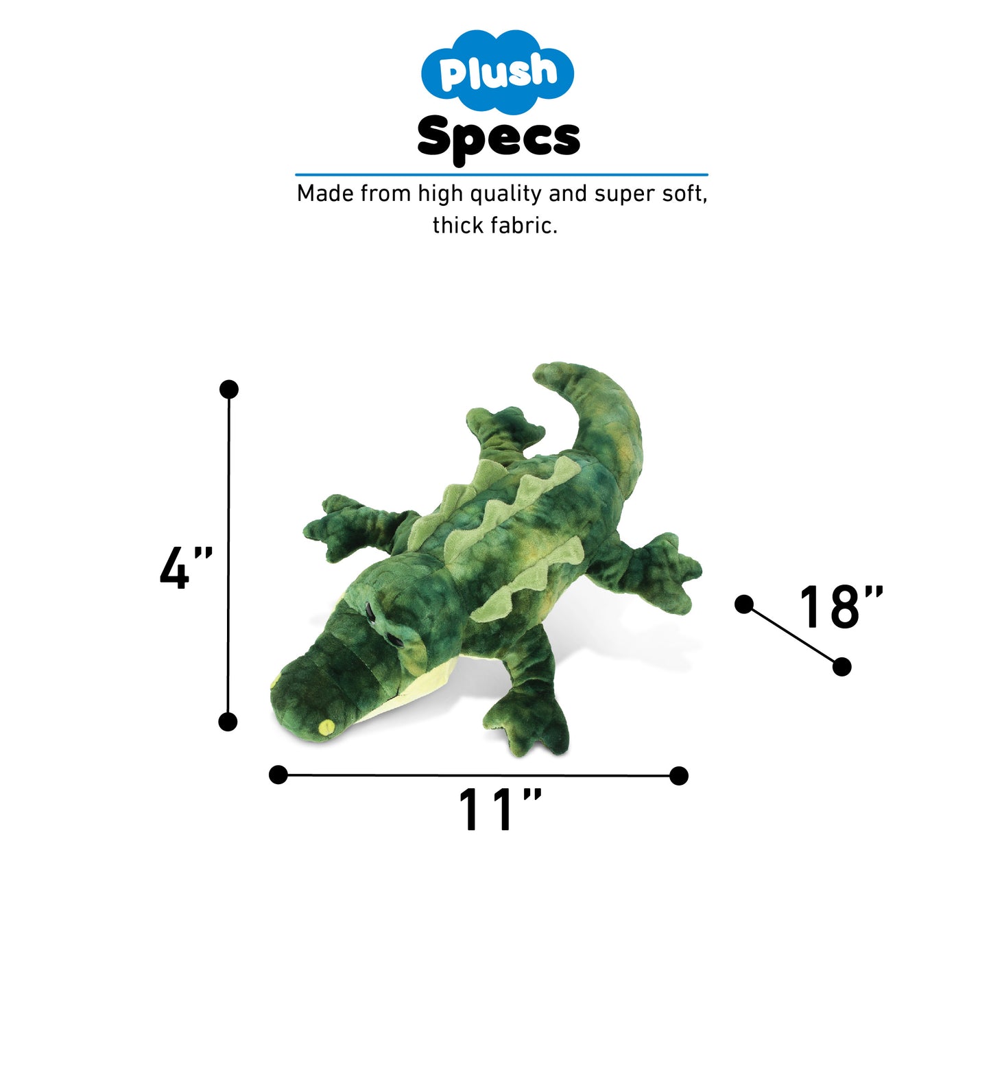 SUPER SOFT PLUSH - GATOR