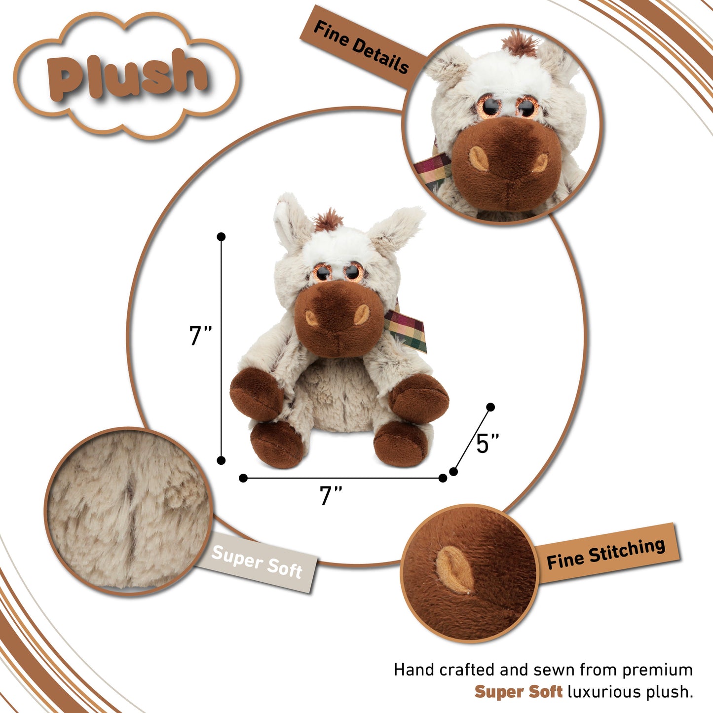 SUPER SOFT PLUSH - FLOPPY DONKEY