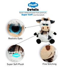 SUPER SOFT PLUSH - SITTING COW