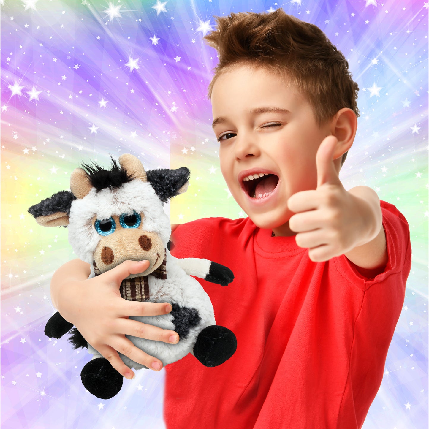 SUPER SOFT PLUSH - SITTING COW