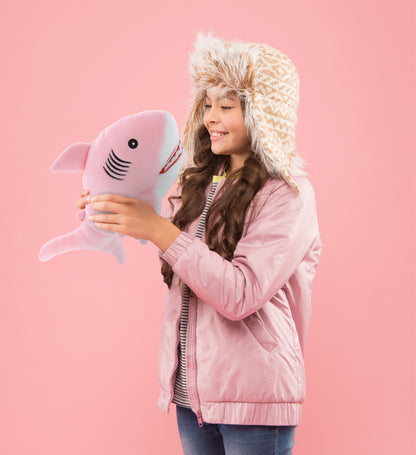 BABY SOFT PLUSH - PINK SHARK