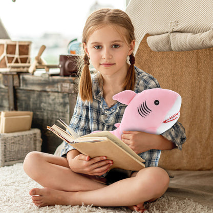 BABY SOFT PLUSH - PINK SHARK