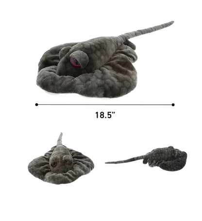 WILD COLLECTION PLUSH - 18.5" GREY STINGRAY