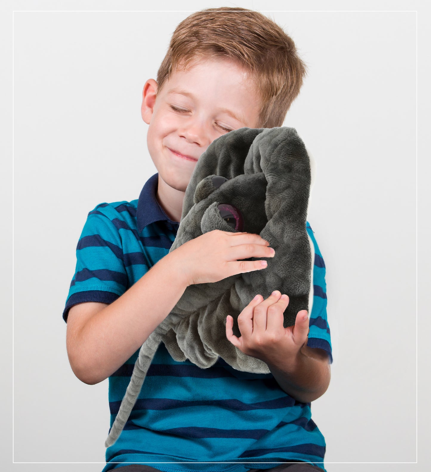 WILD COLLECTION PLUSH - 18.5" GREY STINGRAY