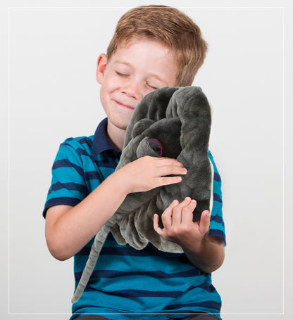 WILD COLLECTION PLUSH - 18.5" GREY STINGRAY