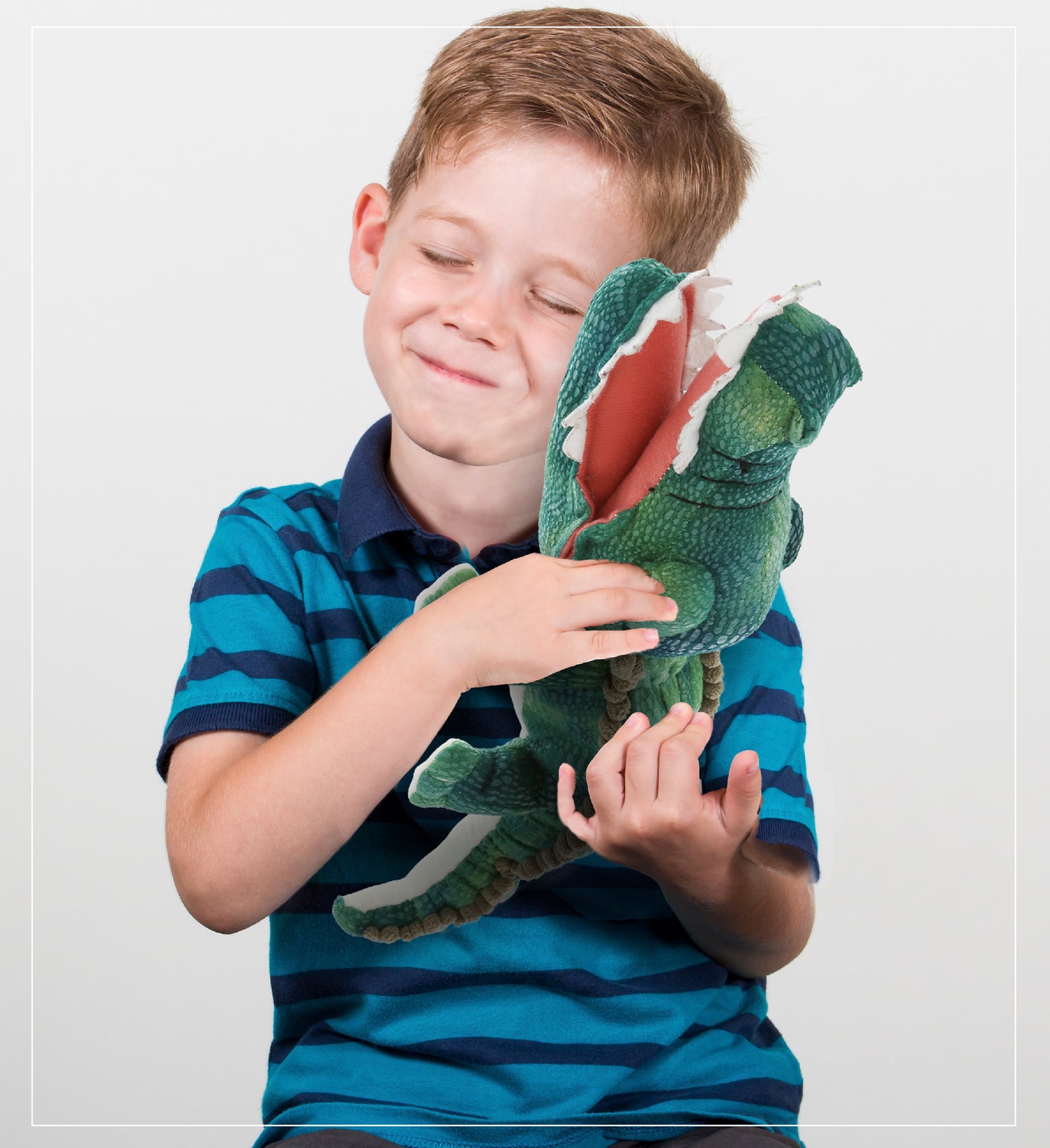 WILD COLLECTION PLUSH - 18" GREEN ALLIGATOR