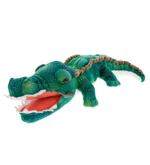 WILD COLLECTION PLUSH - 18" GREEN ALLIGATOR