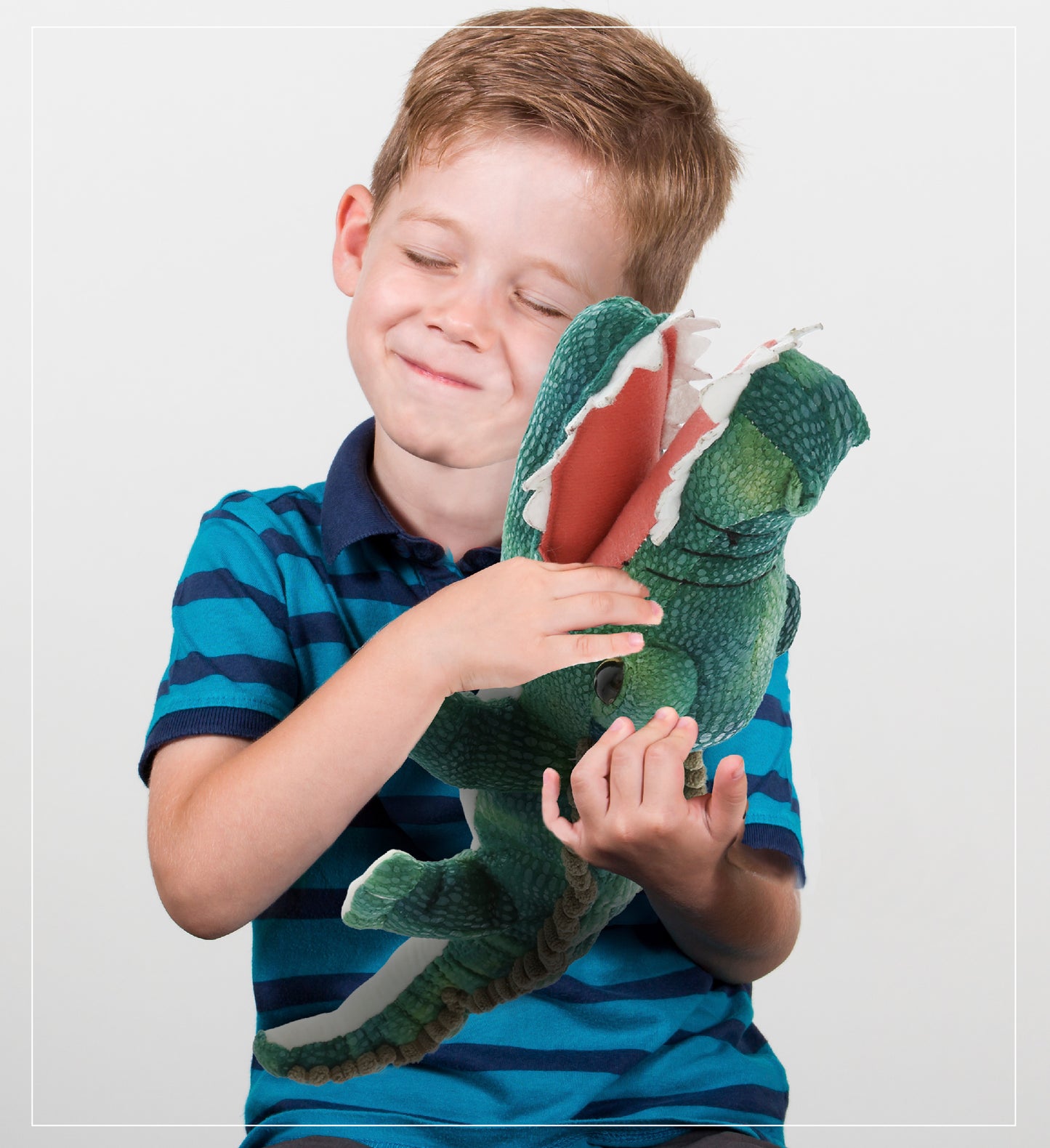 WILD COLLECTION PLUSH - 24" GREEN ALLIGATOR