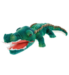 WILD COLLECTION PLUSH - 24" GREEN ALLIGATOR