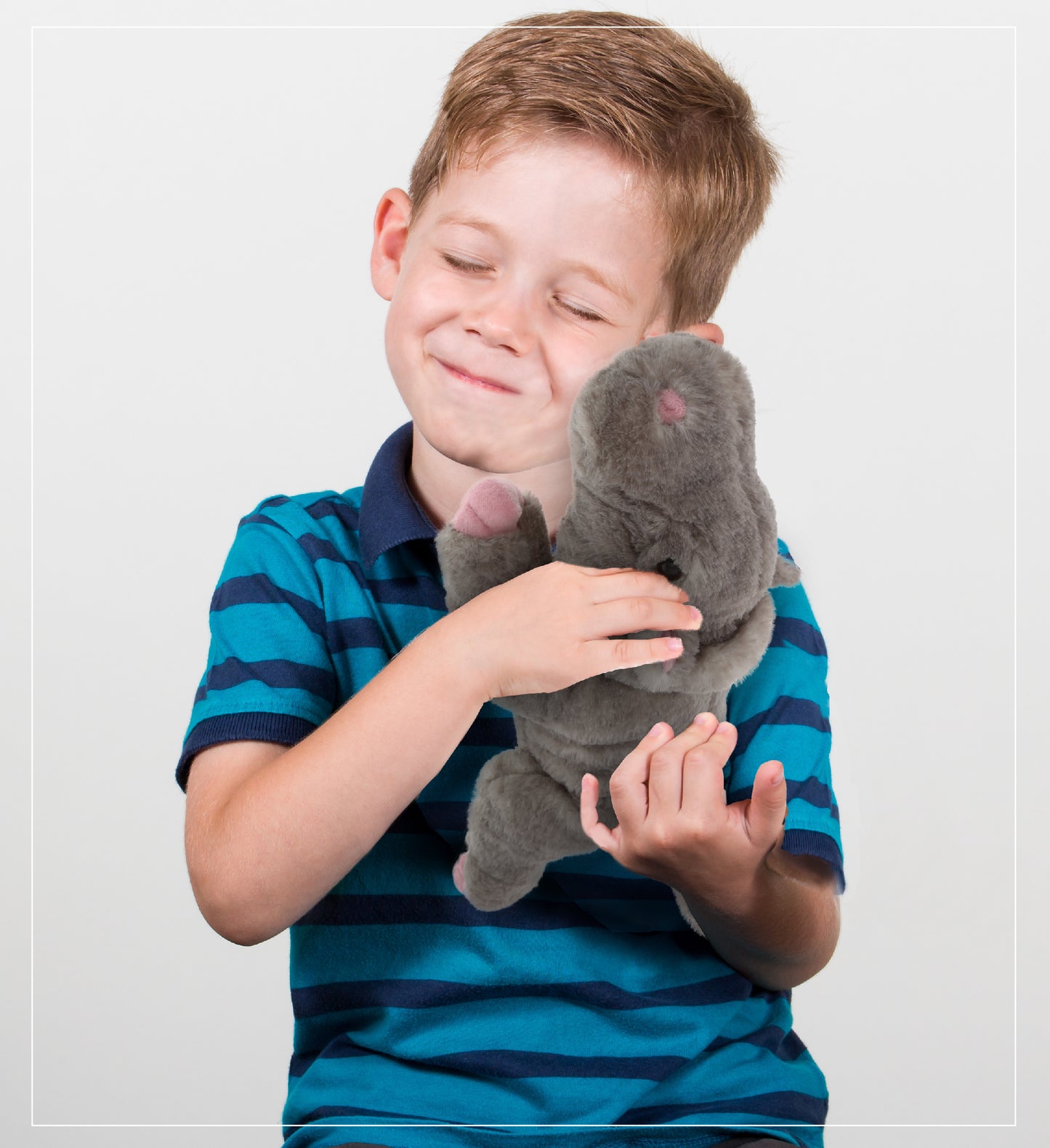 WILD COLLECTION PLUSH - 11" HIPPO