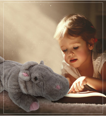 WILD COLLECTION PLUSH - 13" HIPPO
