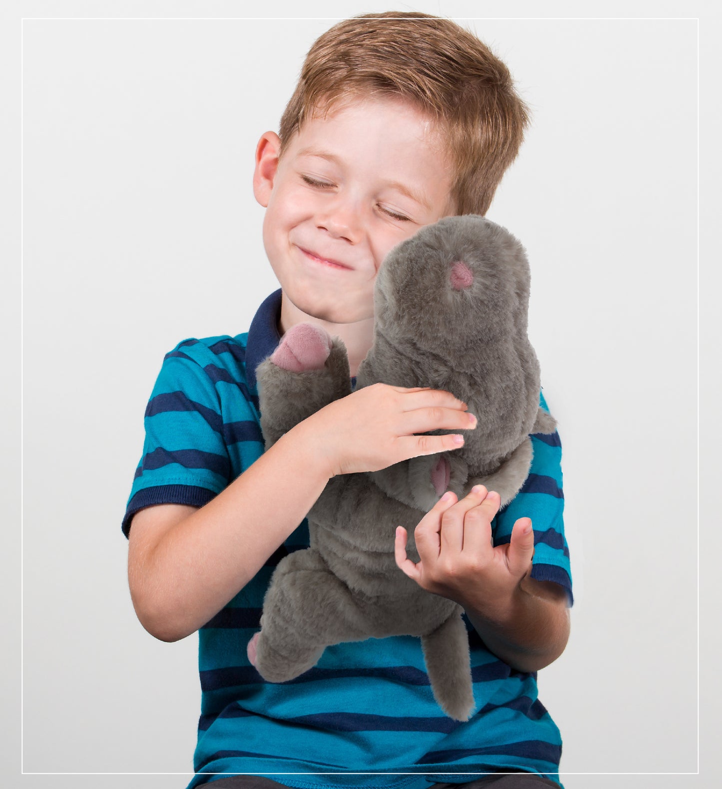 WILD COLLECTION PLUSH - 13" HIPPO