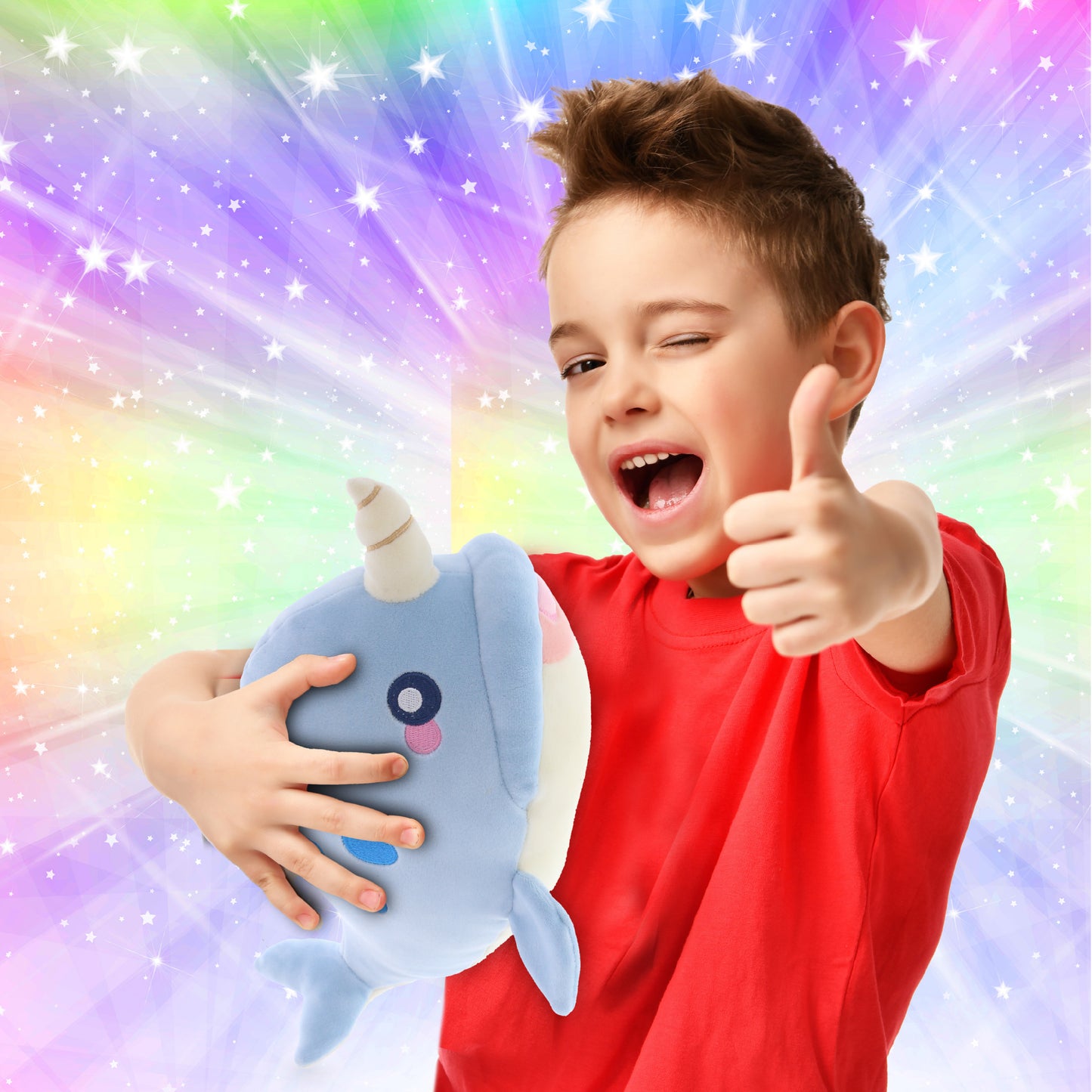 BABY SOFT PLUSH - BLUE NARWHAL