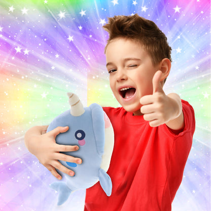 BABY SOFT PLUSH - BLUE NARWHAL